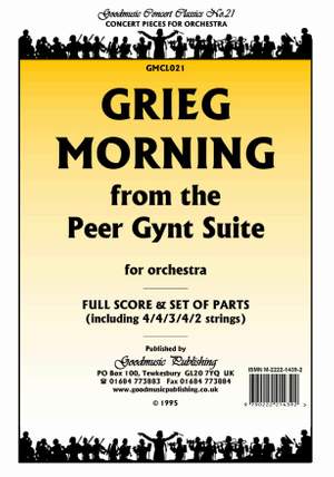 Grieg E: Morning From Peer Gynt Pack