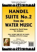 Handel Gf: Water Music Suite 2 (Stone) Score