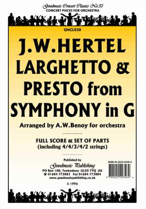 Hertel J: Larghetto & Presto (Benoy)