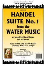 Handel Gf: Water Music Suite 1 (Stone) Score