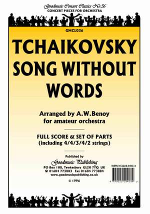 Tchaikovsky: Song Without Words (Benoy)
