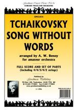 Tchaikovsky: Song Without Words (Benoy) Score