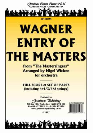 Wagner R: Entry Of The Masters (Wicken)