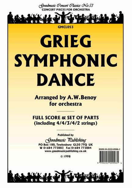 Grieg E: Symphonic Dance (Benoy)