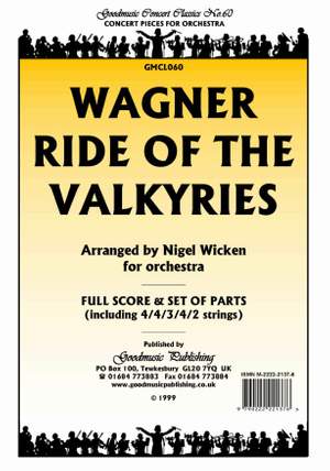 Wagner R: Ride Of The Valkyries (Arr)
