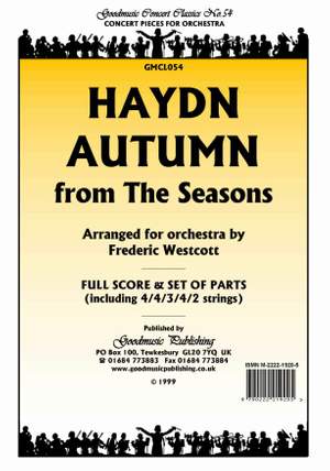 Haydn J: Autumn From The Seasons