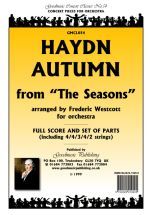 Haydn J: Autumn From The Seasons Score