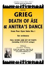 Grieg E: Death Of Ase & Anitra's Dance Score