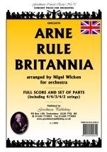 Arne: Rule Britannia (Arr.Wicken) Score