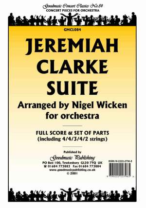 Clarke J: Jeremiah Clarke Suite (Wicken)
