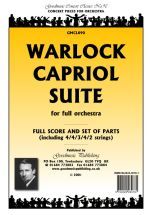 Warlock: Capriol Suite For Full Orch. Score