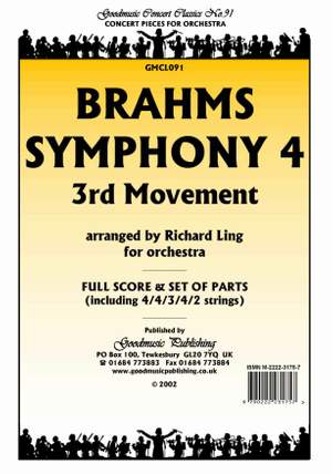 Brahms: Symphony 4 3Rd Movt (Arr.Ling) Pack
