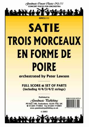 Satie: Trois Morceaux (Arr.Lawson)