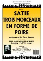 Satie: Trois Morceaux (Arr.Lawson) Score