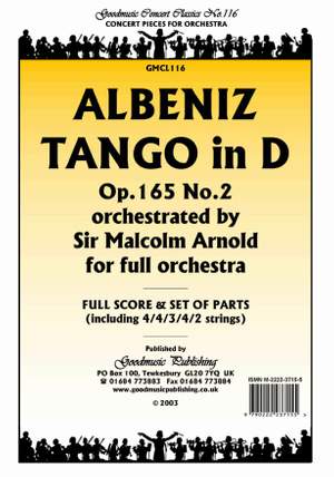 Albeniz: Tango (Arr.Arnold)