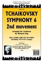 Tchaikovsky: Symphony 6 2Nd Movt (Ling) Score