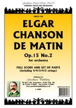 Elgar: Chanson De Matin Score