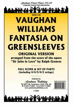 Vaughan Williams: Fantasia On Greensleeves (Orig) Pk