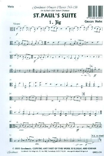 Holst: St.Paul's Suite Viola