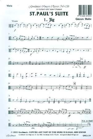 Holst: St.Paul's Suite Viola
