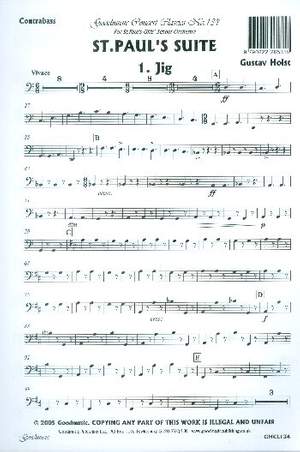 Holst: St.Paul's Suite Bass