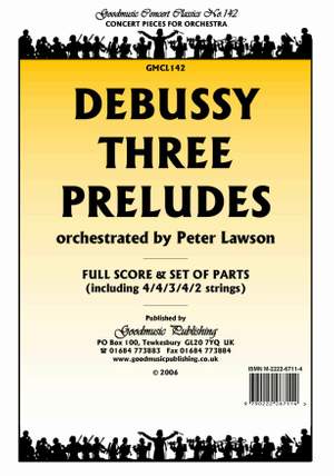 Debussy: Three Preludes (Arr.Lawson)