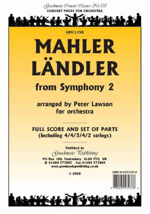 Mahler, G: Ländler from Symphony No.2 (Pack)