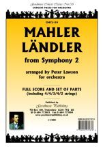 Mahler, G: Ländler from Symphony No.2 (Score)