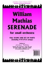 Mathias W: Serenade For Small Orchestra Score