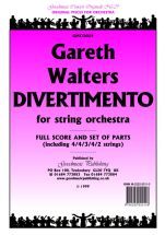 Walters G: Divertimento For Strings Score