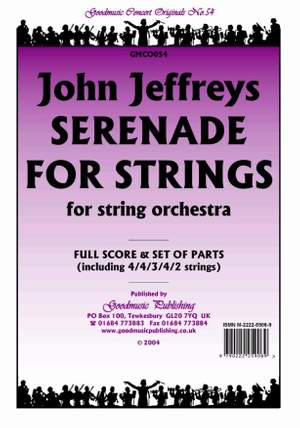 Jeffreys J: Serenade For Strings