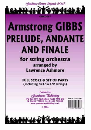 Armstrong Gibbs: Prelude Andante & Finale