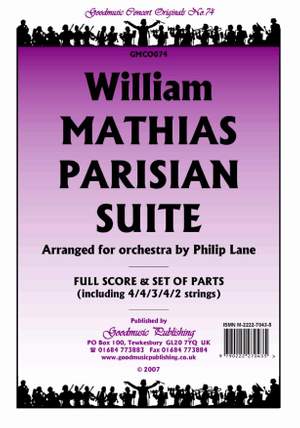 Mathias: Parisian Suite (Arr.Lane)