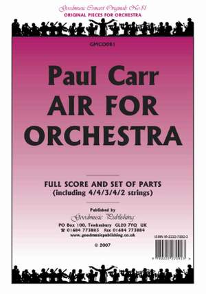 Carr P: Air For Orchestra