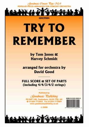 Schmidt: Try To Remember (Arr.Good)