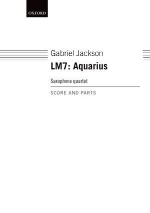 Jackson G: Lm-7: Aquarius Sax Quartet Sc+Parts