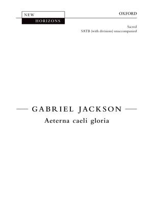 Jackson G: Aeterna Caeli Gloria [Nh54]