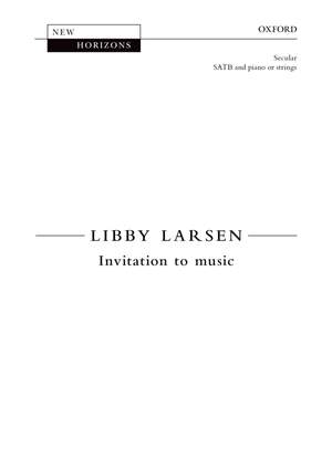 Larsen L: Invitation To Music