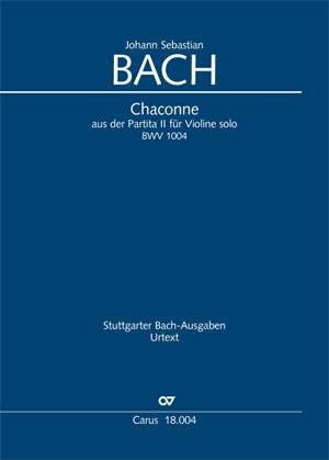 Bach, JS: Chaconne BWV1004