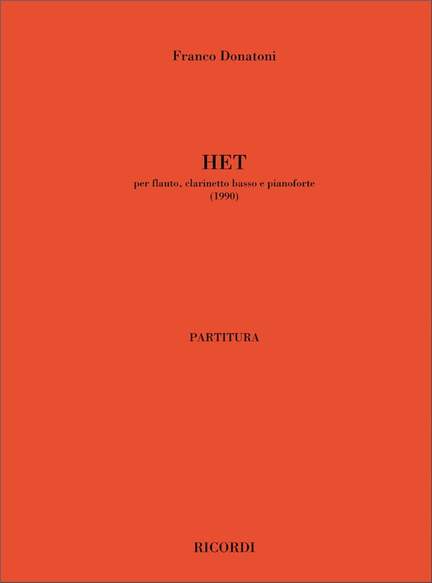 Donatoni: Het (Full Score)