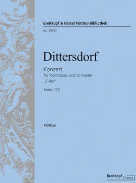 Dittersdorf: Kontrabasskonzert E-dur Krebs 172