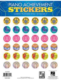 Piano Achievement Stickers