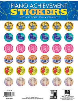 Piano Achievement Stickers