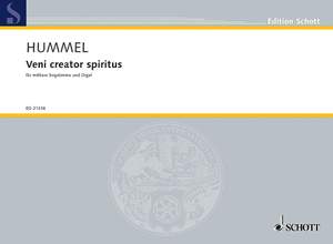 Hummel, B: Veni, Creator Spiritus op. 103g