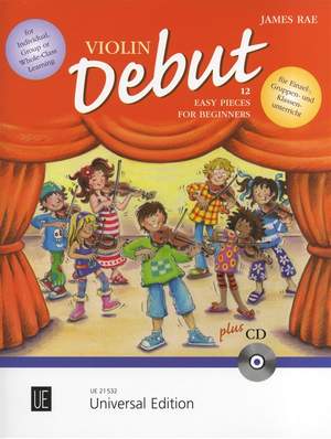 Rae, James: Violin Debut - Pupils book with CD