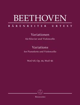 Beethoven, L: Variations for Pianoforte and Violoncello op. 66 WoO 45, WoO 46