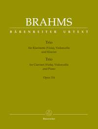 Brahms, J: Trio for Clarinet (Viola), Violoncello and Piano op. 114 (Urtext)