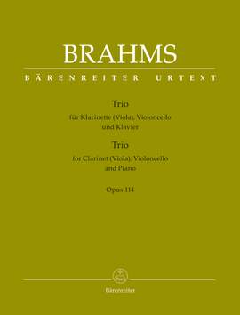 Brahms, J: Trio for Clarinet (Viola), Violoncello and Piano op. 114 (Urtext)