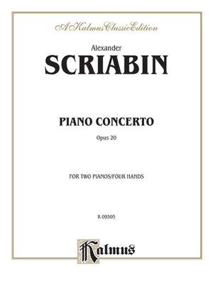 Alexander Scriabin: Piano Concerto, Op. 20