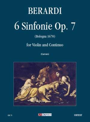 Berardi, A: 6 Sinfonie (Bologna 1670) op.7